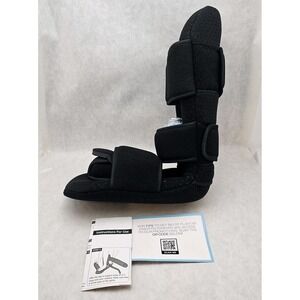 NIB - Z ATHLETICS Plantar Fasciitis Night Splint - Adjustable Foot Medium Black